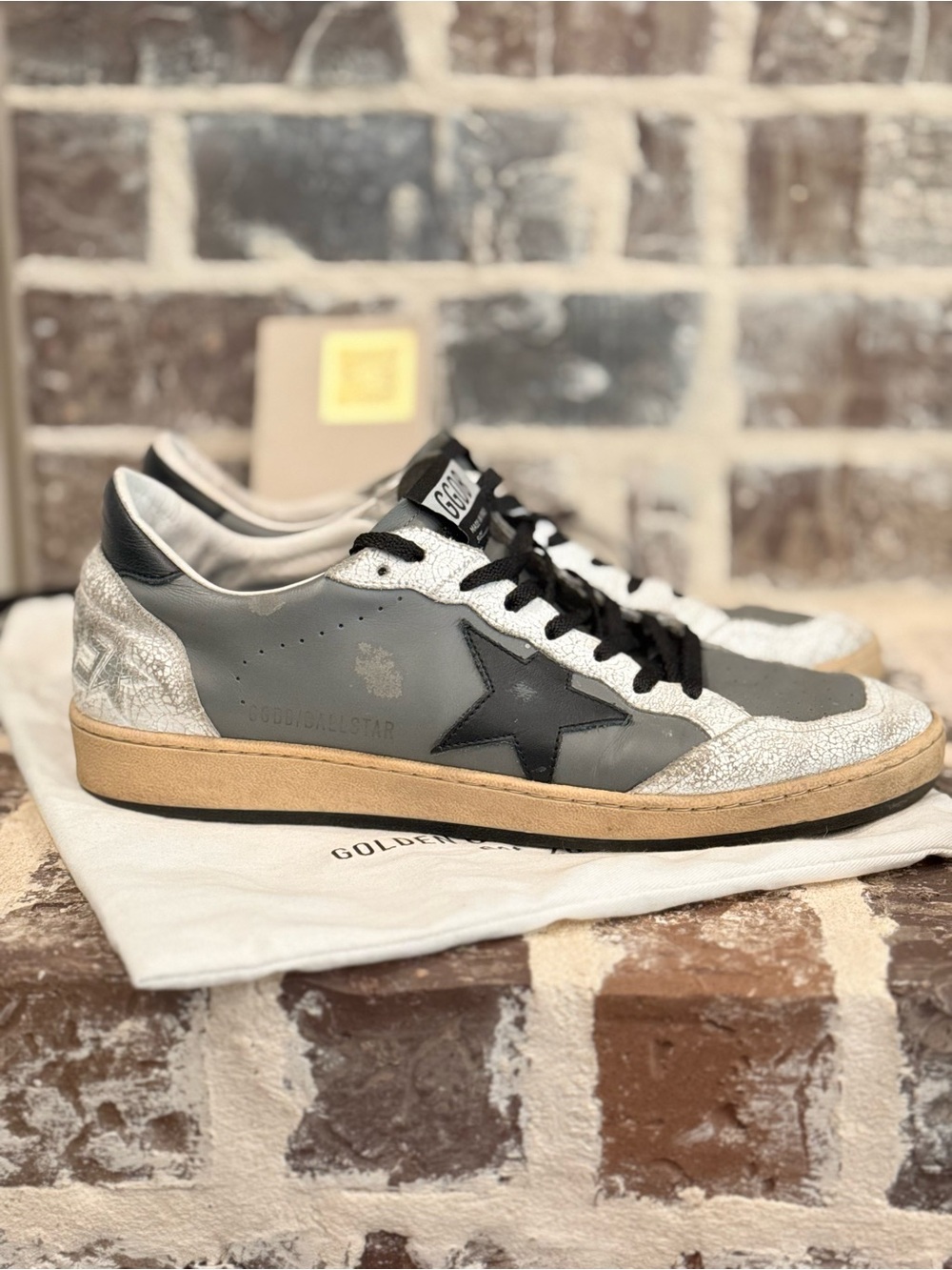 Golden Goose Men’s Ball Star Low-Top Sneakers